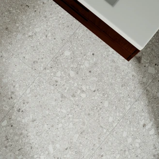 Klinker <strong>Terrazzo Italia</strong>  Hvid Mat 61x61 cm